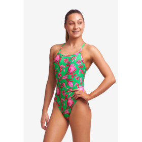 Funkita Fille (8-14 ans) Desert Pea Single Straps - Maillot de bain Natation Fille 1 piece