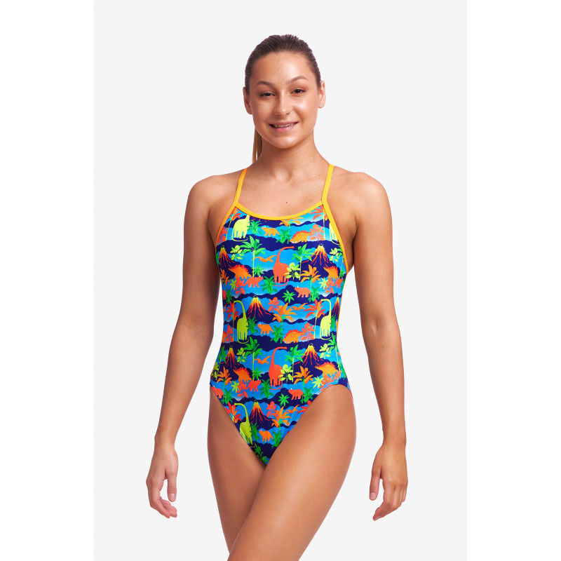 Funkita Fille (8-14 ans) Big Bronto Single Straps - Maillot de bain Natation Fille 1 piece