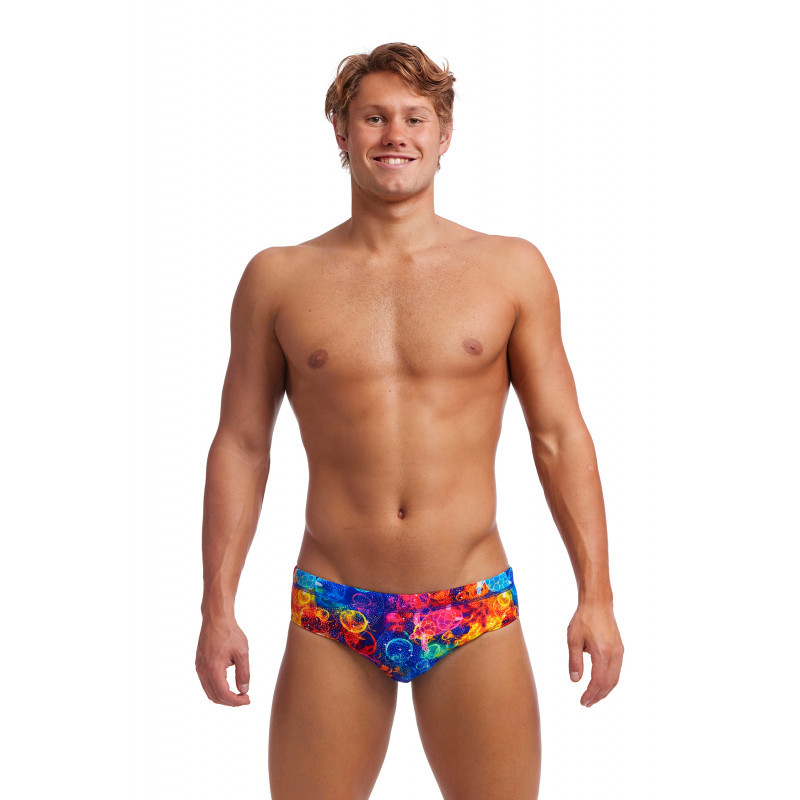 Funky Trunks Ocean Galaxy Classic Brief Maillot Natation Homme Les4Nages