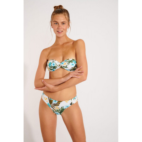 Haut de Bikini BANANA MOON BORO MAUPIT Ecru - Haut maillot de bain Plage 2 pièces | Les4Nages