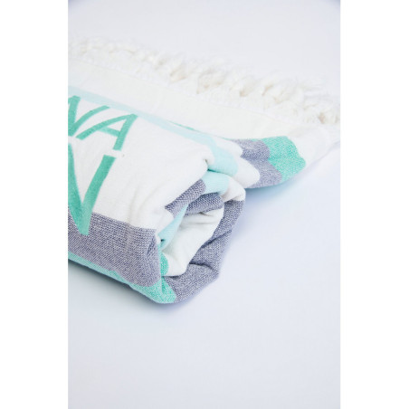 Fouta BANANA MOON IVANIE MARBELLA Bleu - Serviette de plage | Les4Nages