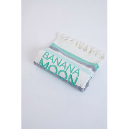 Fouta BANANA MOON IVANIE MARBELLA Bleu - Serviette de plage | Les4Nages