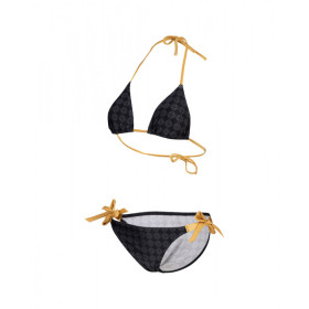 Bikini Arena WOMEN'S 50TH - Bikini Triangle Black Multi Gold