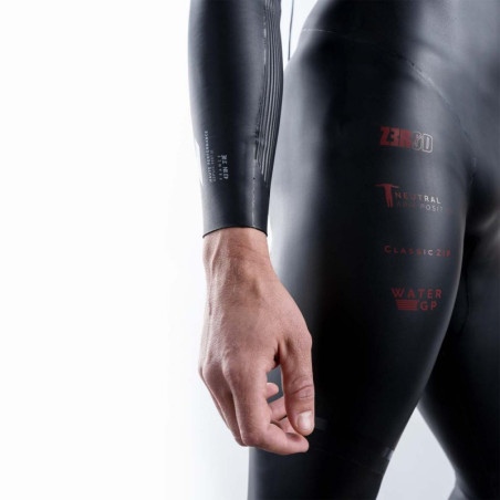 ZEROD Homme FLEX - Black Red - Combinaison Triathlon néoprène | Les4Nages