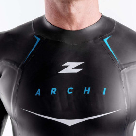 ZEROD ARCHI - Black Blue - Combinaison Triathlon Homme