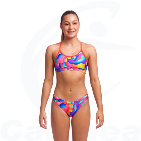 Maillot FUNKITA Fille (8-14ans) Radar Rage Racerback 2 pieces - Maillot de bain Natation Fille 2 pieces | Les4Nages