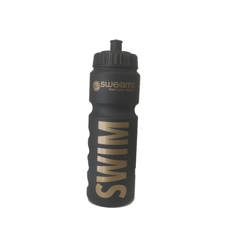 Bidon NATATION SWEAMS SWIM - Black Matt GOLD - 750ml