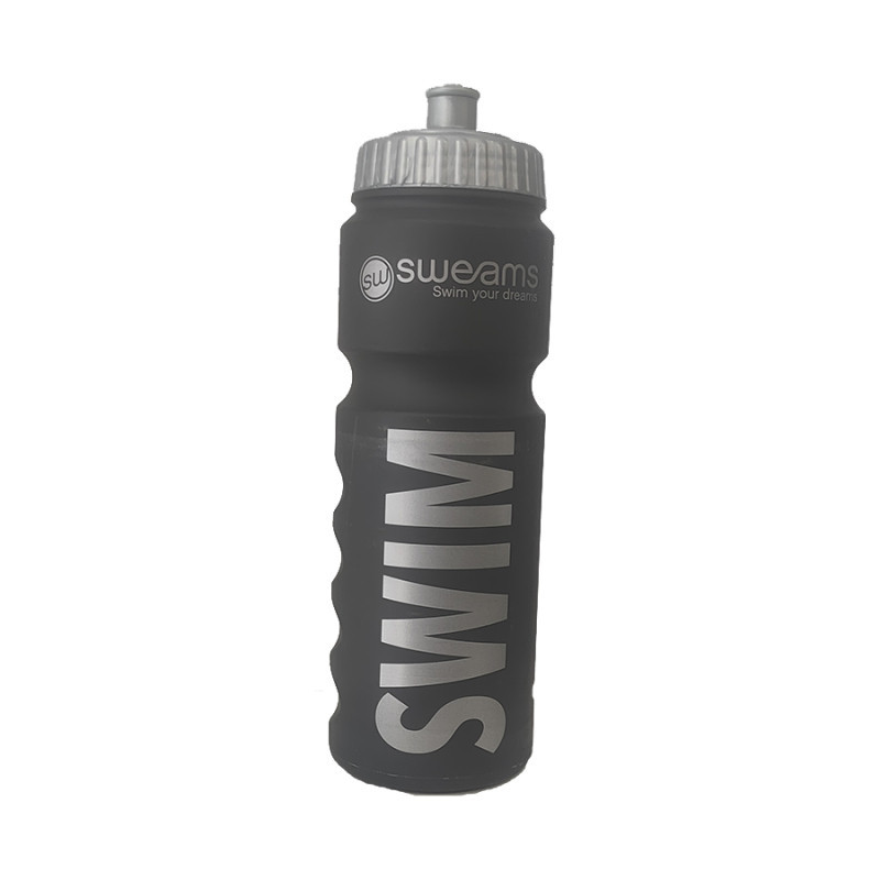 Bidon NATATION SWEAMS SWIM - Black Matt SILVER - 750ml