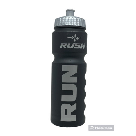 Bidon RUSH RUN - Black Matt SILVER - 750ml