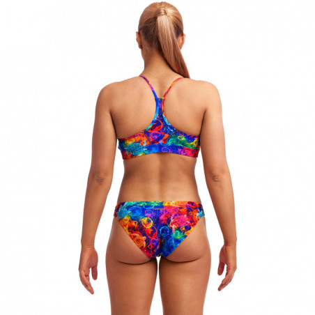 Haut de maillot de bain FUNKITA Ocean Galaxy swim Crop Top | Les4Nages