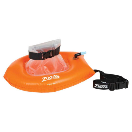 Bouée sécurité nage ZOGGS Tow Float Plus Orange pour Swimrun et nage en eau libre | Les4Nages