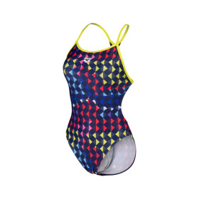 Arena CARNIVAL  Booster  Back SOFT GREEN- MULTI   -  Maillot Natation Femme