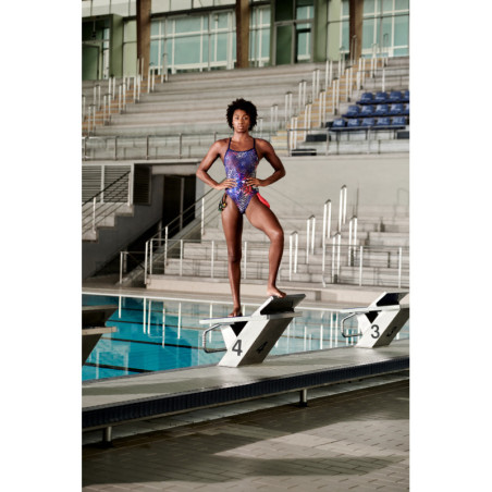 Arena KIKKO PRO Challenge Back US FLAG - Maillot Natation Femme | Les4Nages