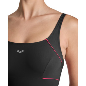 Arena Bodylift JEWEL Black Rose Violet  - Maillot Aquagym & Piscine Femme 1 pièce