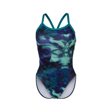 Arena HERO CAMO Challenge Back - Green Lake Green Lake multi    -  Maillot Natation Femme