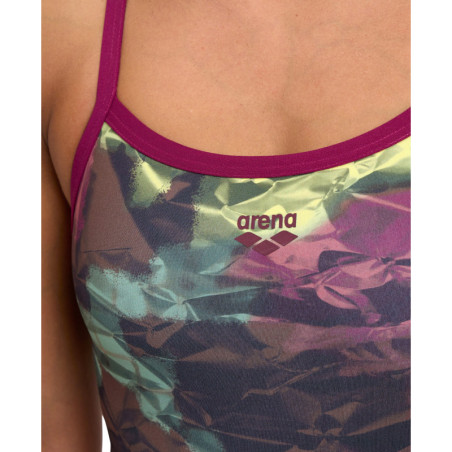 Arena HERO CAMO Challenge Back - Red Fandango Red Fandango Multi     -  Maillot Natation Femme