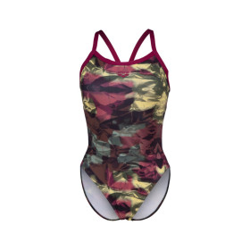 Arena HERO CAMO Challenge Back - Red Fandango Red Fandango Multi     -  Maillot Natation Femme
