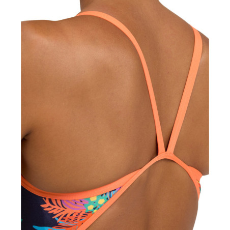 Arena TOUCAN Superfly Back - Nespola Navy Multi  -  Maillot Natation Femme