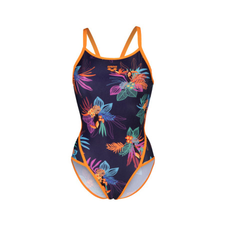 Arena TOUCAN Superfly Back - Nespola Navy Multi - Maillot Natation Femme | Les4Nages