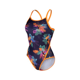 Arena TOUCAN Superfly Back - Nespola Navy Multi  -  Maillot Natation Femme
