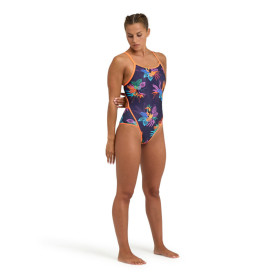 Arena TOUCAN Superfly Back - Nespola Navy Multi  -  Maillot Natation Femme