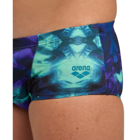 ARENA HERO CAMO Low Waist short Green Lake Multi - Boxer Natation Homme | Les4Nages