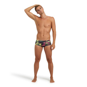 ARENA HERO CAMO Low Waist short Red Fandango Multi   - Boxer  Natation Homme