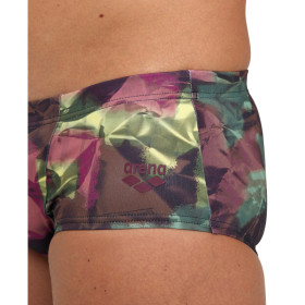 ARENA HERO CAMO Low Waist short Red Fandango Multi   - Boxer  Natation Homme