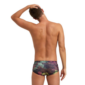 ARENA HERO CAMO Low Waist short Red Fandango Multi   - Boxer  Natation Homme