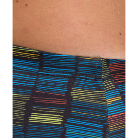 ARENA SLOW MOTION Swim Low Waist short  BLACK MULTI - Boxer Natation Homme