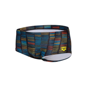 ARENA SLOW MOTION Swim Low Waist short  BLACK MULTI - Boxer Natation Homme