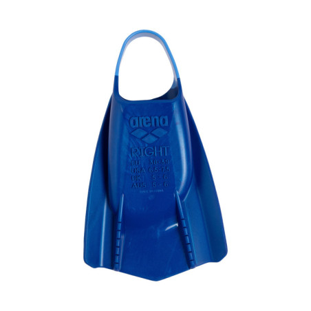 ARENA POWERFIN PRO II Blue - Mini Palmes Natation & Piscine | Les4Nages