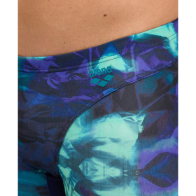 ARENA HERO CAMO swim jammer Navy Green Lake Multi   - Jammer Natation Homme