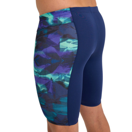 ARENA HERO CAMO swim jammer Navy Green Lake Multi - Jammer Natation Homme | Les4Nages