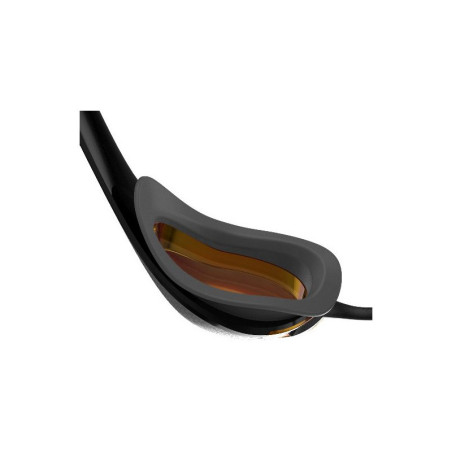 Speedo Fastskin PURE FOCUS Mirror Black - Cool Grey - Fire Gold - Lunettes Natation | Les4Nages