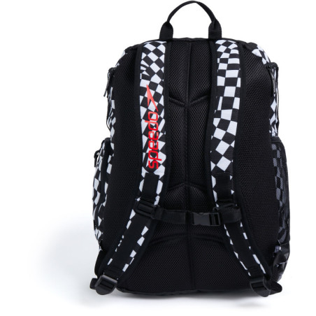 Speedo TEAMSTER 2.0 RUCKSACK 35L PR Black White - Sac à dos natation et piscine | Les4Nages