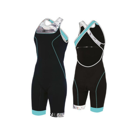 Trifonction Triathlon Femme ZEROD TRISUIT START WOMAN NOISY GLITCH | Les4Nages