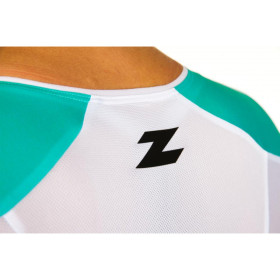 Trifonction Triathlon Femme ZEROD TT SUIT RACER WOMAN KUBIK BLOCK manches courtes