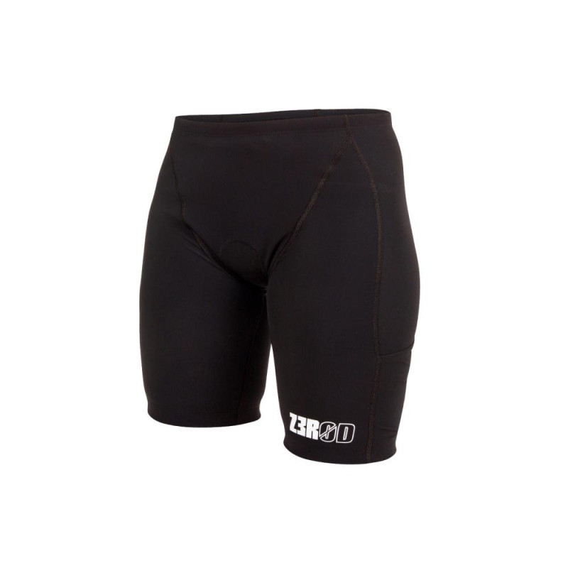 Shorty Triathlon Femme ZEROD Racer SHORT WOMAN BLACK | Les4Nages