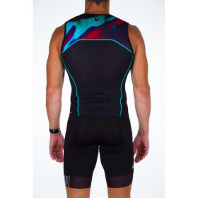 ZEROD START MAN NEW WAVE - Singlet Triathlon Homme sans manches