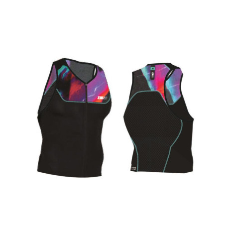 ZEROD START MAN NEW WAVE - Singlet Triathlon Homme sans manches | Les4Nages