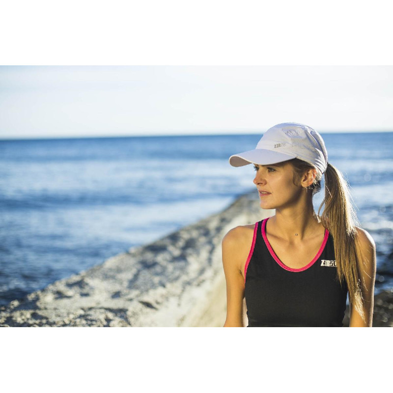 ZEROD  Running Cap White