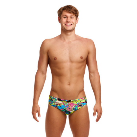 Funky Trunks Smash Mouth Classic Brief - Maillot Natation Homme | Les4Nages