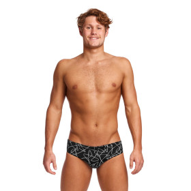 Funky Trunks Texta Mess Classic Brief - Maillot Natation Homme