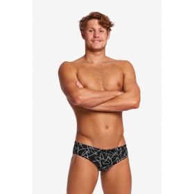 Funky Trunks Texta Mess Classic Brief - Maillot Natation Homme