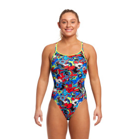 Funkita Happy Jack - Diamond Back - Maillot de bain Femme Natation 1 piece