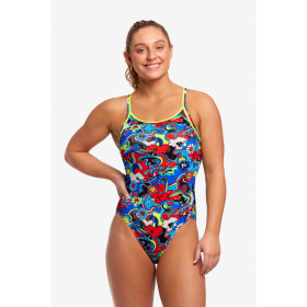 Funkita Happy Jack - Diamond Back - Maillot de bain Femme Natation 1 piece