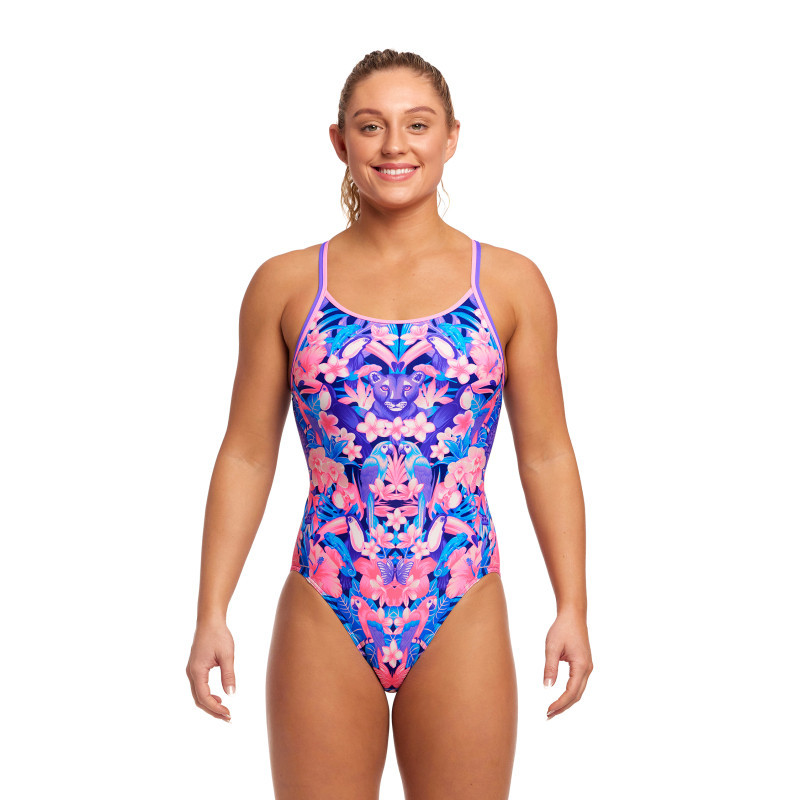 Funkita Jingle Jungle - Diamond Back - Maillot de bain Femme Natation 1 piece