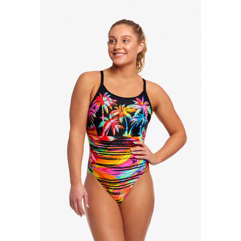 Funkita Sunset City - Diamond Back - Maillot de bain Femme Natation 1 piece