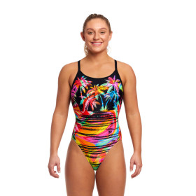 Funkita Sunset City - Diamond Back - Maillot de bain Femme Natation 1 piece